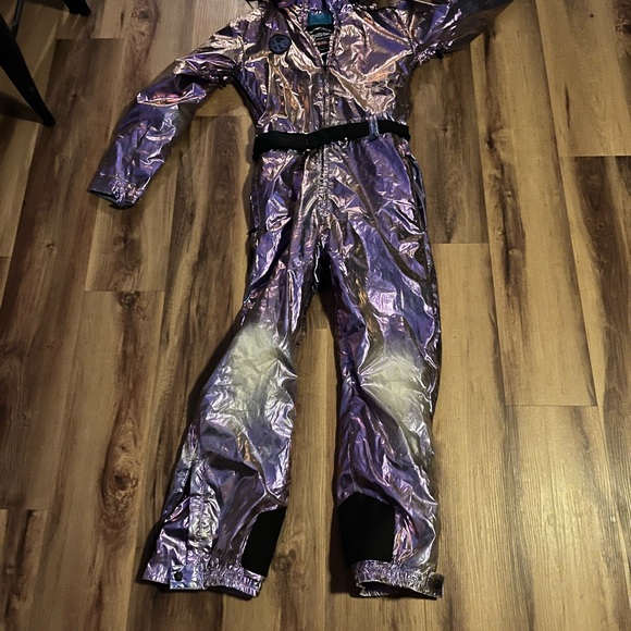 Tipsy Elves Shimmering Purple and Blue Jacket - Picture 5 of 5